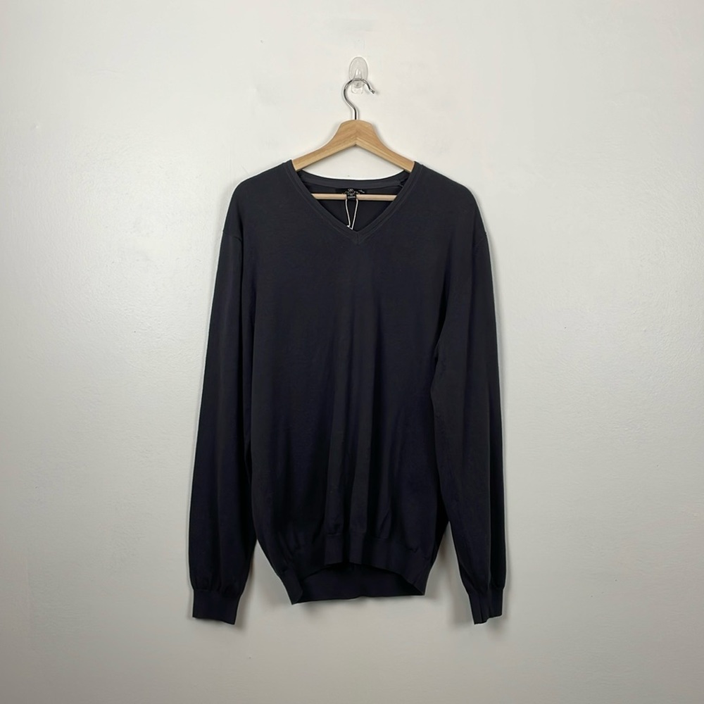 Altairega Mens XL Long Sleeve V Neck Knit Sweater Lightweight Business Casual